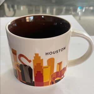 Starbucks Houston You Are Here 14 oz Mug - Red, Yellow, Black